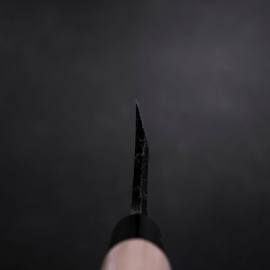 Deba Left Hand White Steel #2 Kurouchi Tsuchime Cherry Handle 180mm