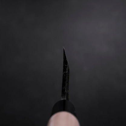 Deba Left Hand White Steel #2 Kurouchi Tsuchime Cherry Handle 180mm