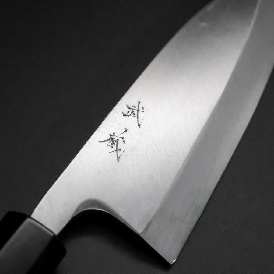 Deba Silver Steel #3 Kasumi Buffalo Ebony Handle 165mm