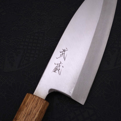 Deba Silver Steel #3 Kasumi Yaki Urushi Handle 150mm