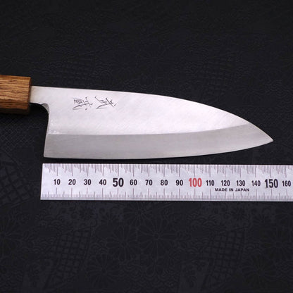 Deba Silver Steel #3 Kasumi Yaki Urushi Handle 150mm