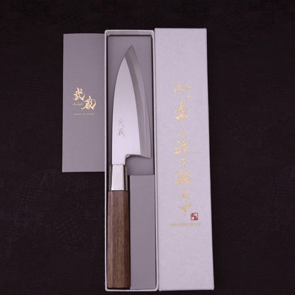 Deba Silver Steel #3 Walnut Handle 135mm