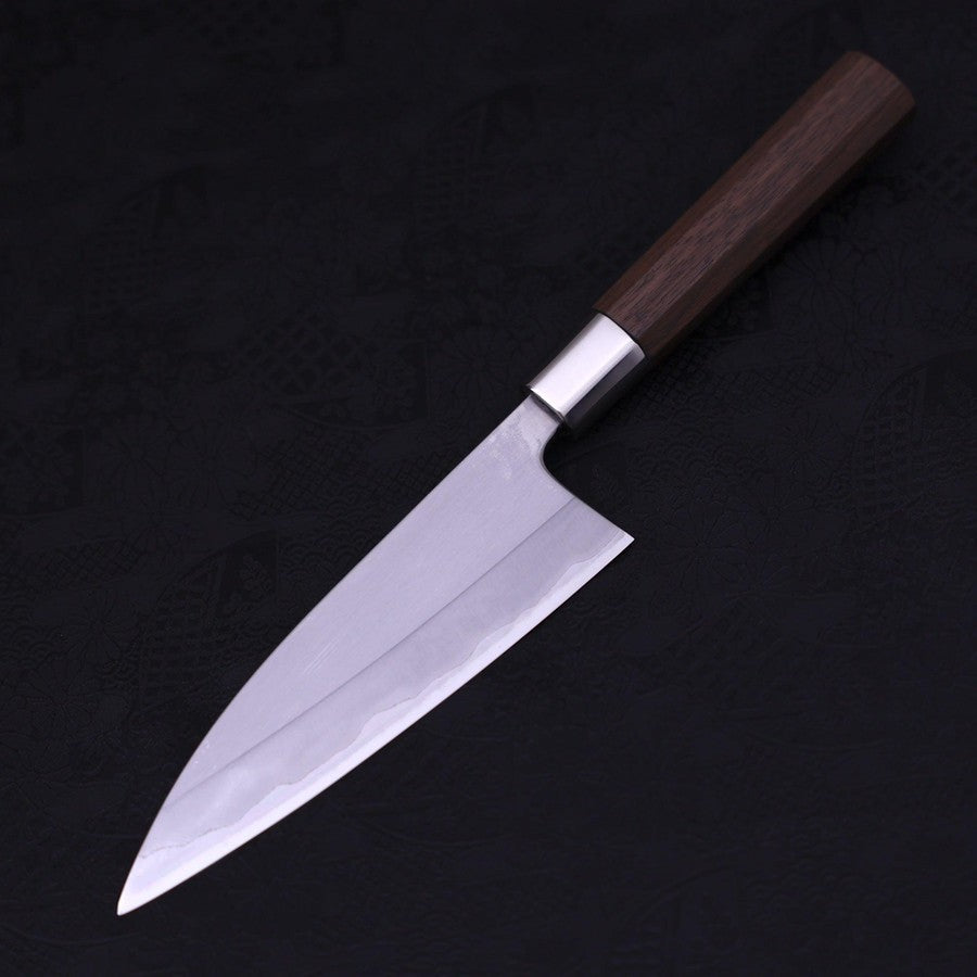 Deba Stainless Clad Blue Steel #2 Walnut Handle 165mm