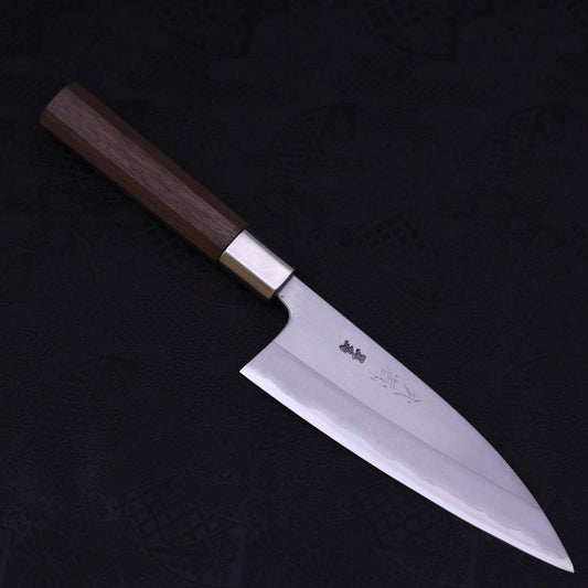 Deba Stainless Clad Blue Steel #2 Walnut Handle 165mm