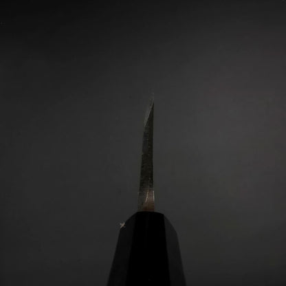 Deba White Steel #2 Kurouchi Buffalo Ebony Handle 180mm