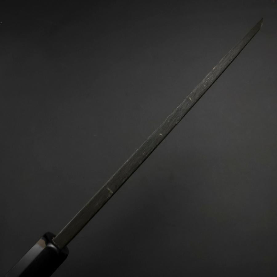 Deba White Steel #2 Kurouchi Buffalo Ebony Handle 180mm