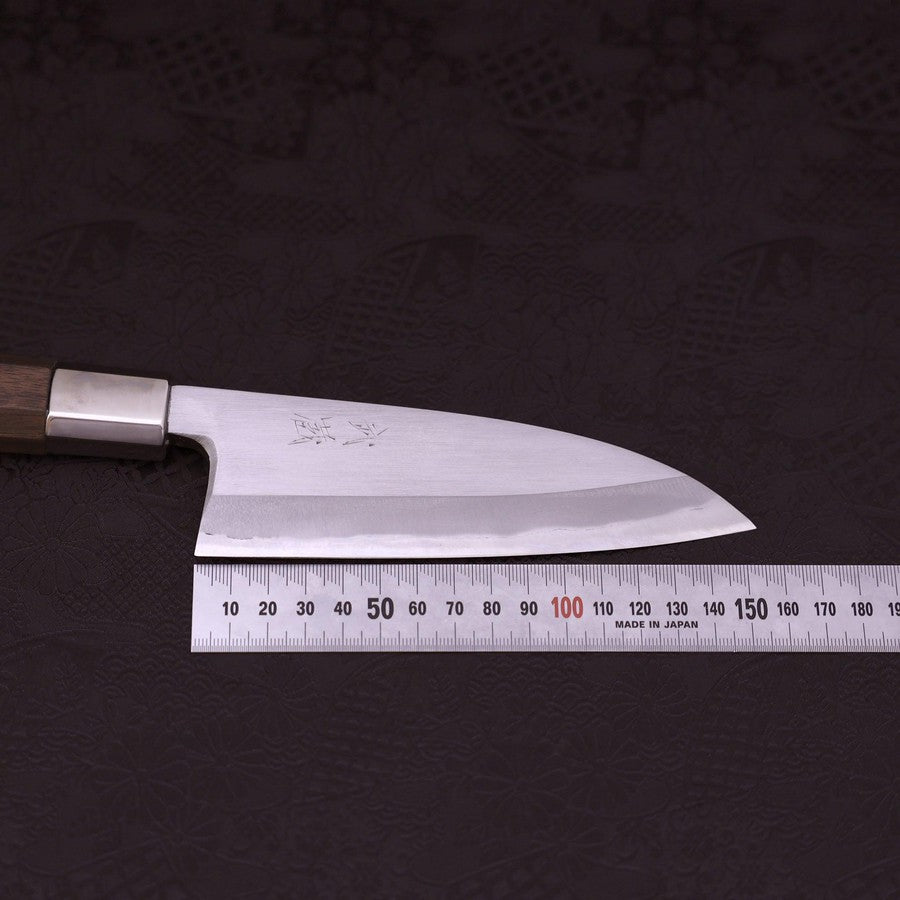 Deba White Steel #1 Walnut Handle 150mm
