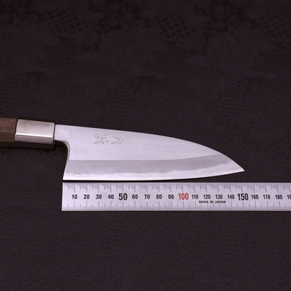 Deba White Steel #1 Walnut Handle 150mm
