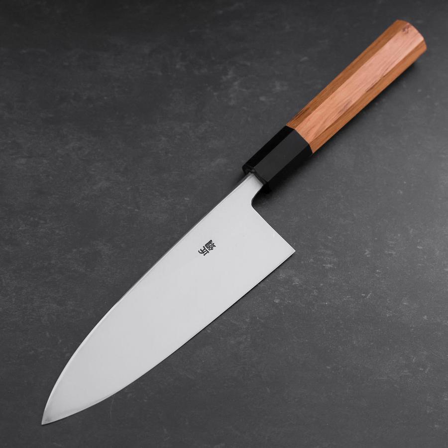 Deba White Steel #2 Hon-Kasumi Buffalo Teak Handle 165mm