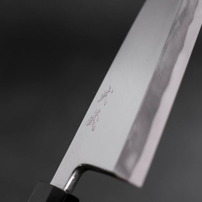 Deba White Steel #2 Hon-Kasumi Buffalo Teak Handle 165mm