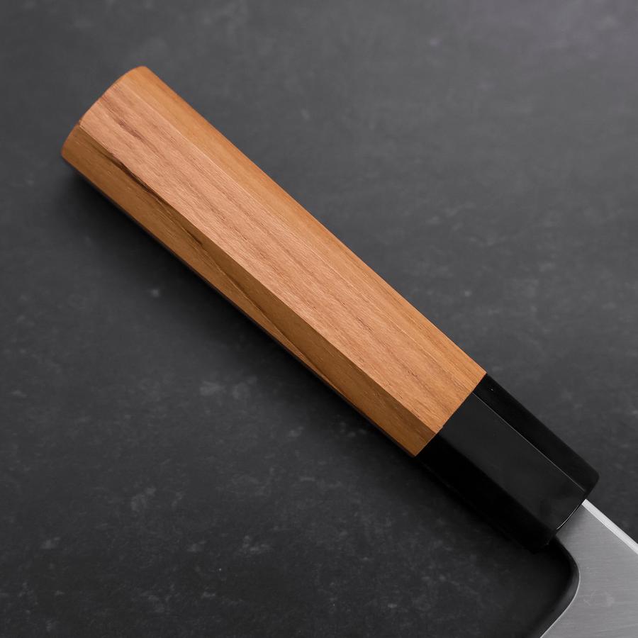 Deba White Steel #2 Hon-Kasumi Buffalo Teak Handle 180mm
