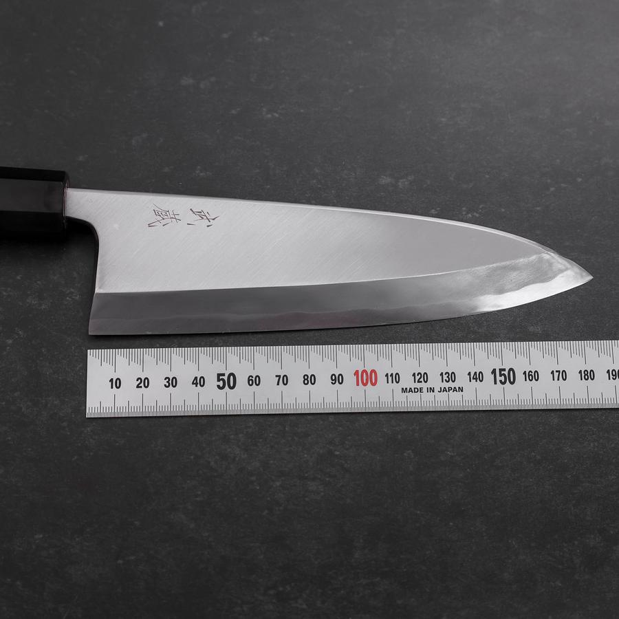 Deba White Steel #2 Hon-Kasumi Buffalo Teak Handle 180mm