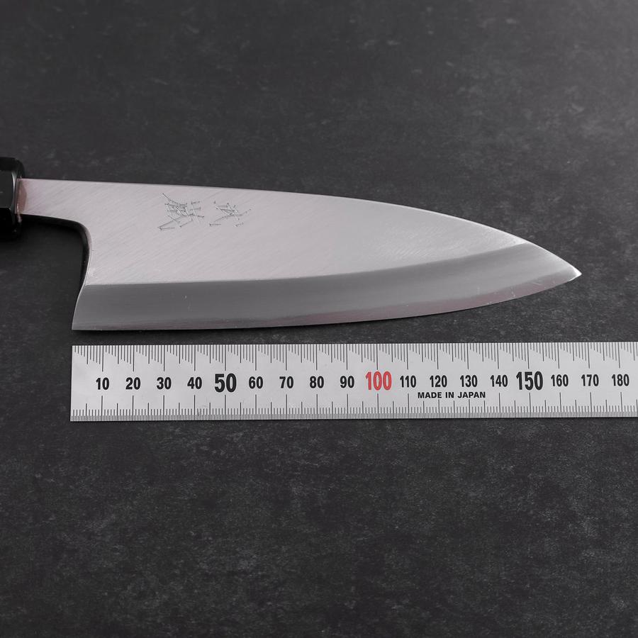 Deba White Steel #2 Kasumi Buffalo Ebony Handle 165mm