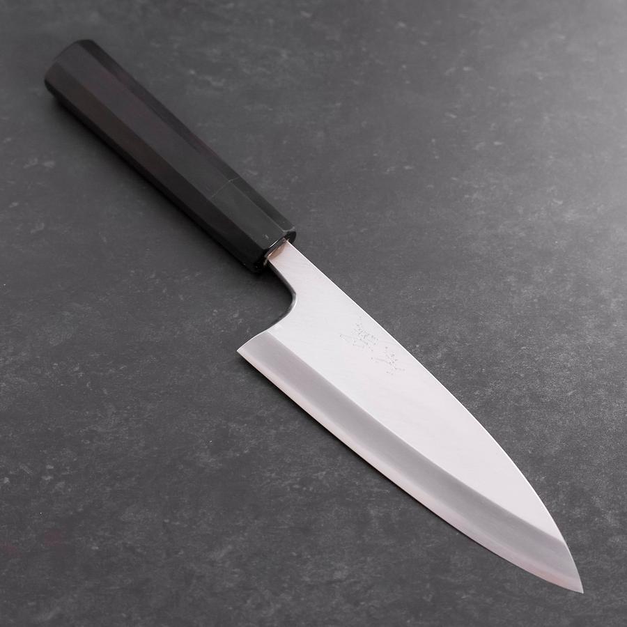 Deba White Steel #2 Kasumi Buffalo Ebony Handle 165mm