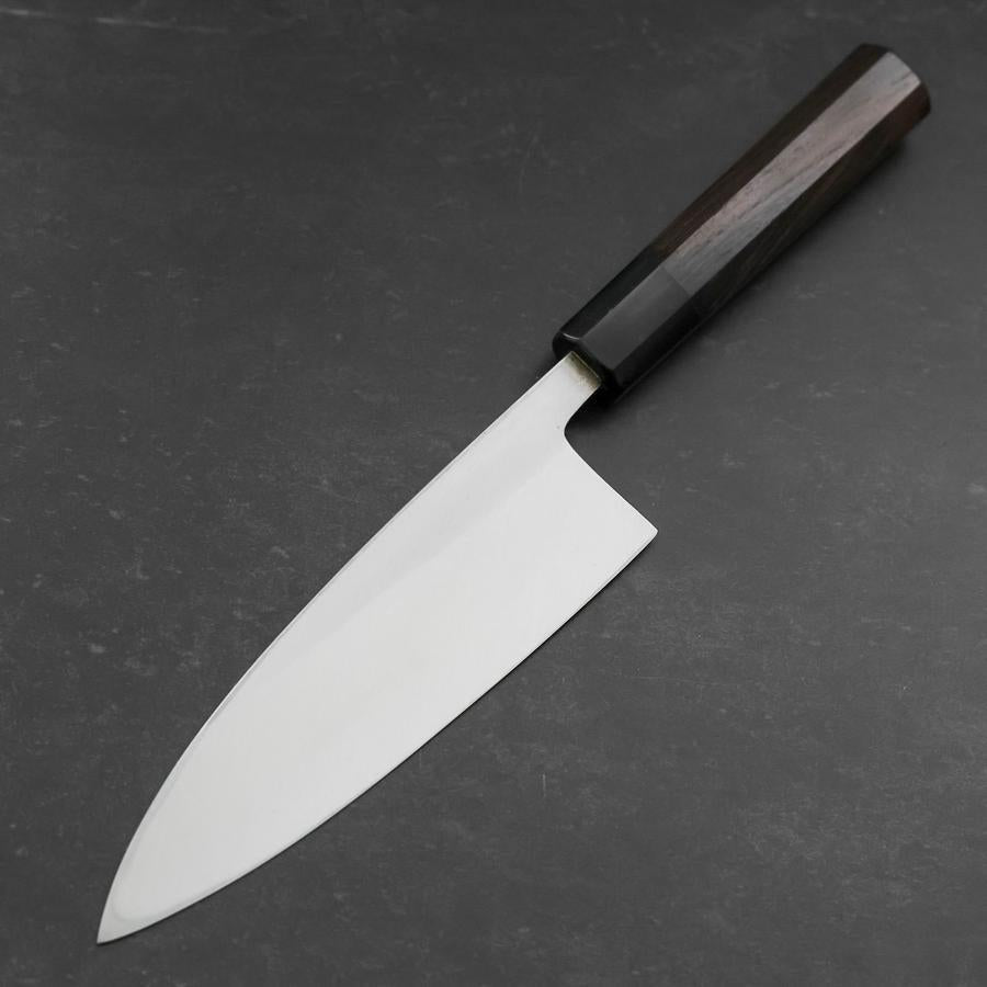 Deba White Steel #2 Kasumi Buffalo Ebony Handle 180mm