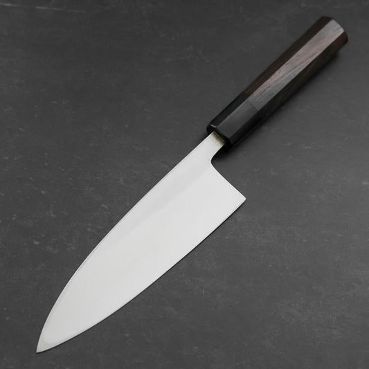 Deba White Steel #2 Kasumi Buffalo Ebony Handle 180mm