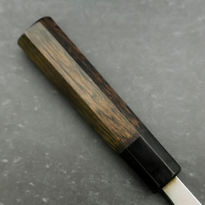 Deba White Steel #2 Kasumi Buffalo Ebony Handle 180mm