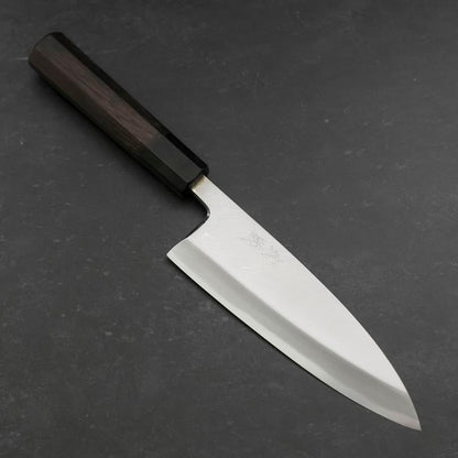Deba White Steel #2 Kasumi Buffalo Ebony Handle 180mm
