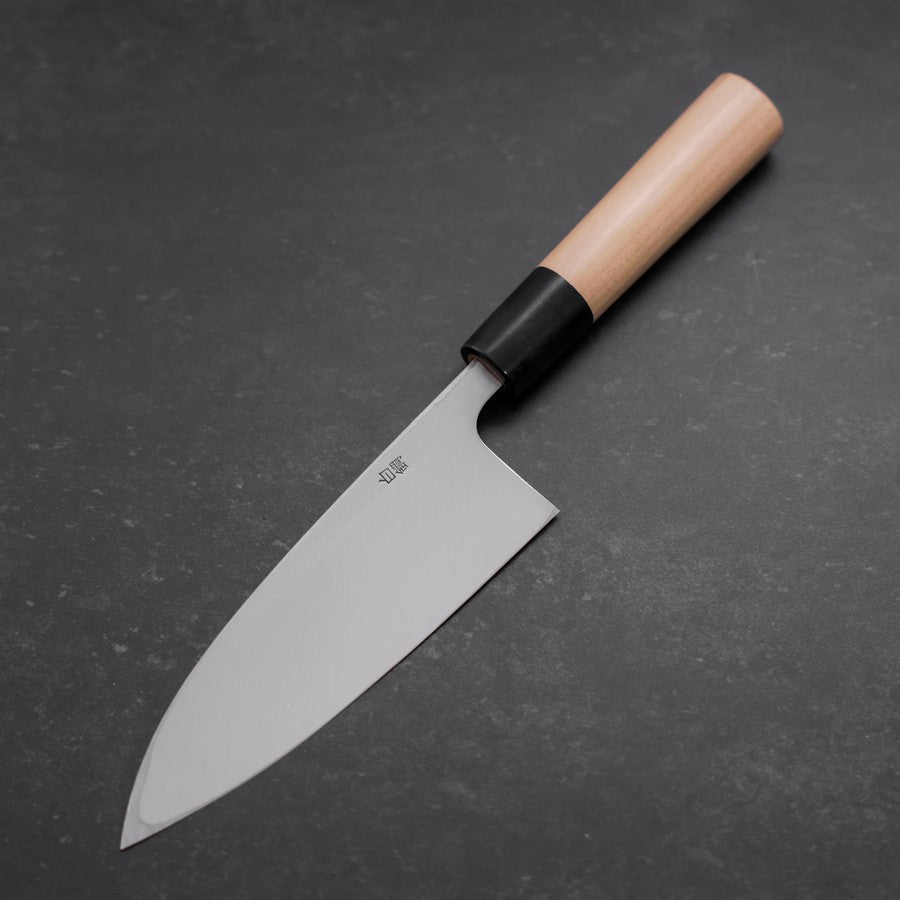 Deba White Steel #2 Kasumi Buffalo Magnolia Handle 150mm