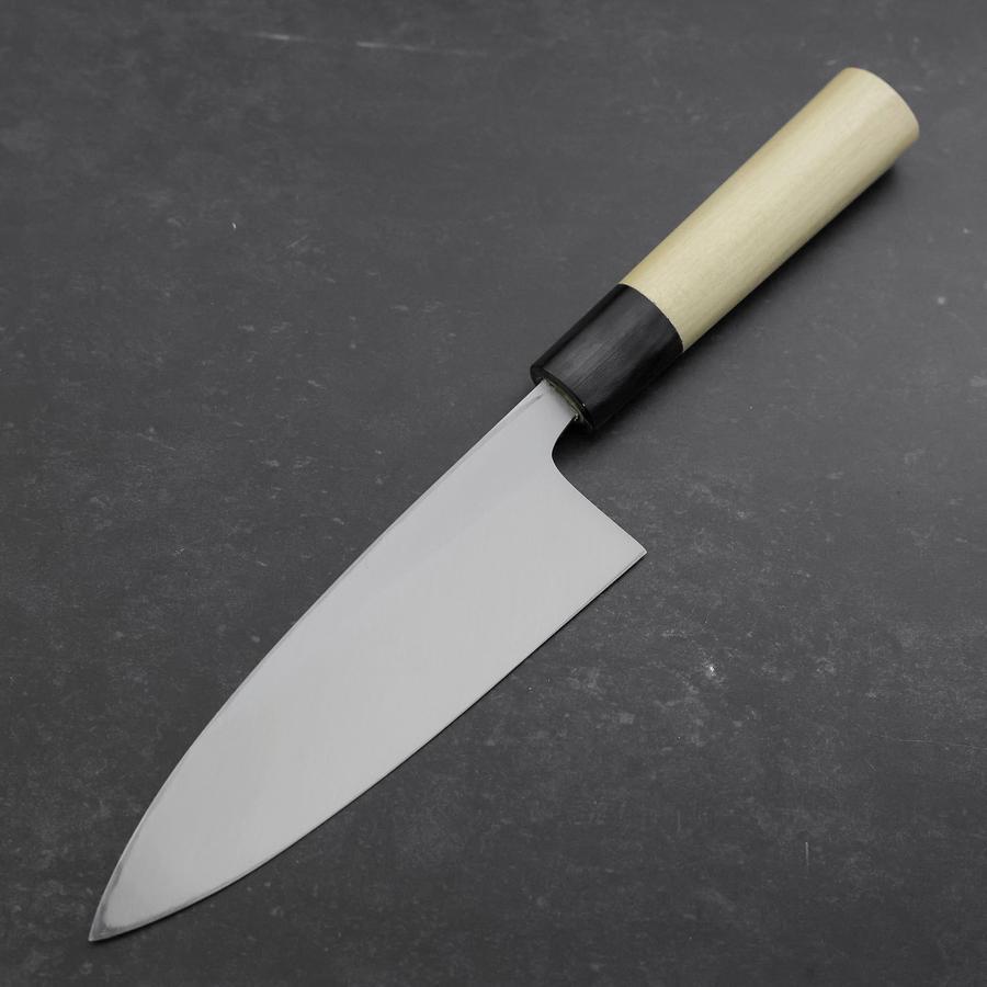 Deba White Steel #2 Kasumi Buffalo Magnolia Handle 165mm (Kurigata)