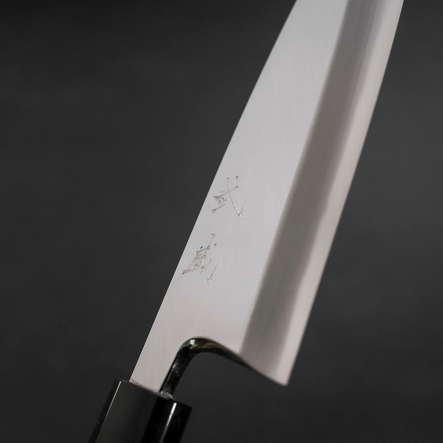 Deba White Steel #2 Kasumi Buffalo Magnolia Handle 165mm (Kurigata)