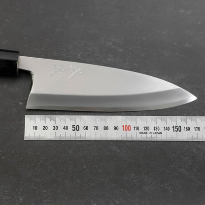 Deba White Steel #2 Kasumi Buffalo Magnolia Handle 165mm (Kurigata)