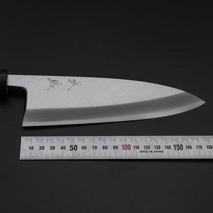 Deba White Steel #2 Kasumi Buffalo Magnolia Handle 180mm