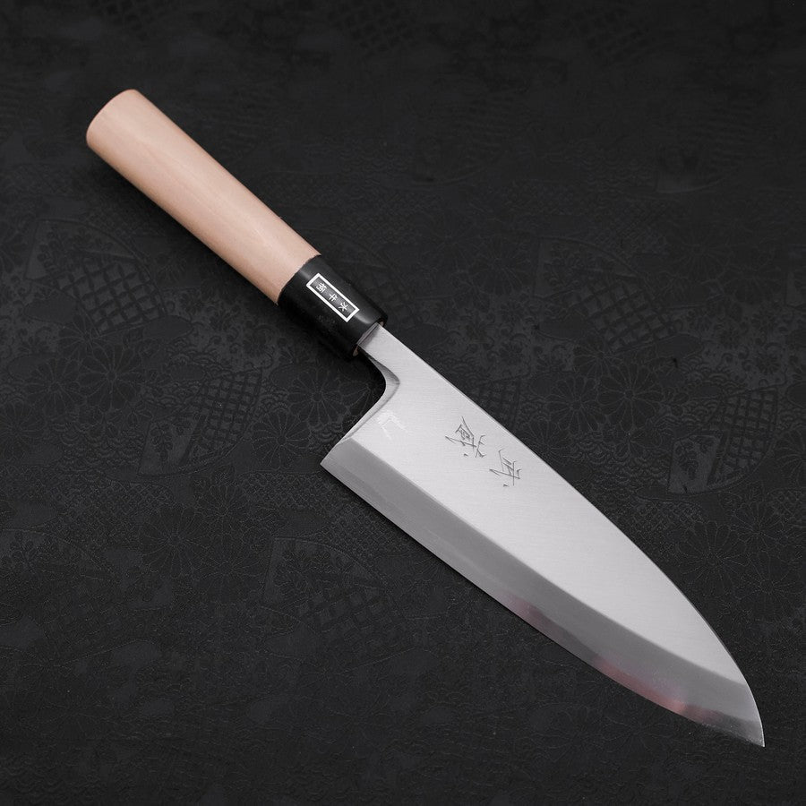 Deba White Steel #2 Kasumi Buffalo Magnolia Handle 180mm