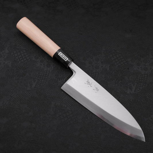 Deba White Steel #2 Kasumi Buffalo Magnolia Handle 180mm