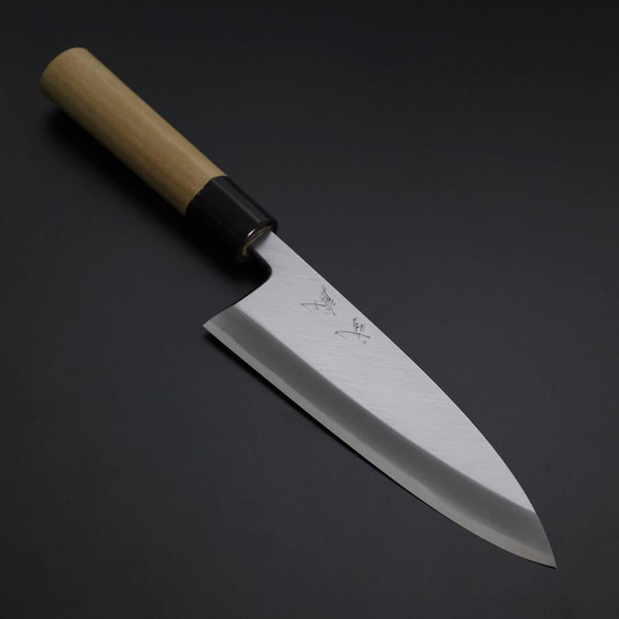 Deba White Steel #2 Kasumi Buffalo Magnolia Handle 180mm