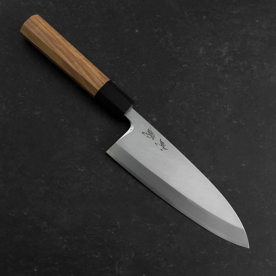 Deba White Steel #2 Kasumi Buffalo Teak Handle 165mm