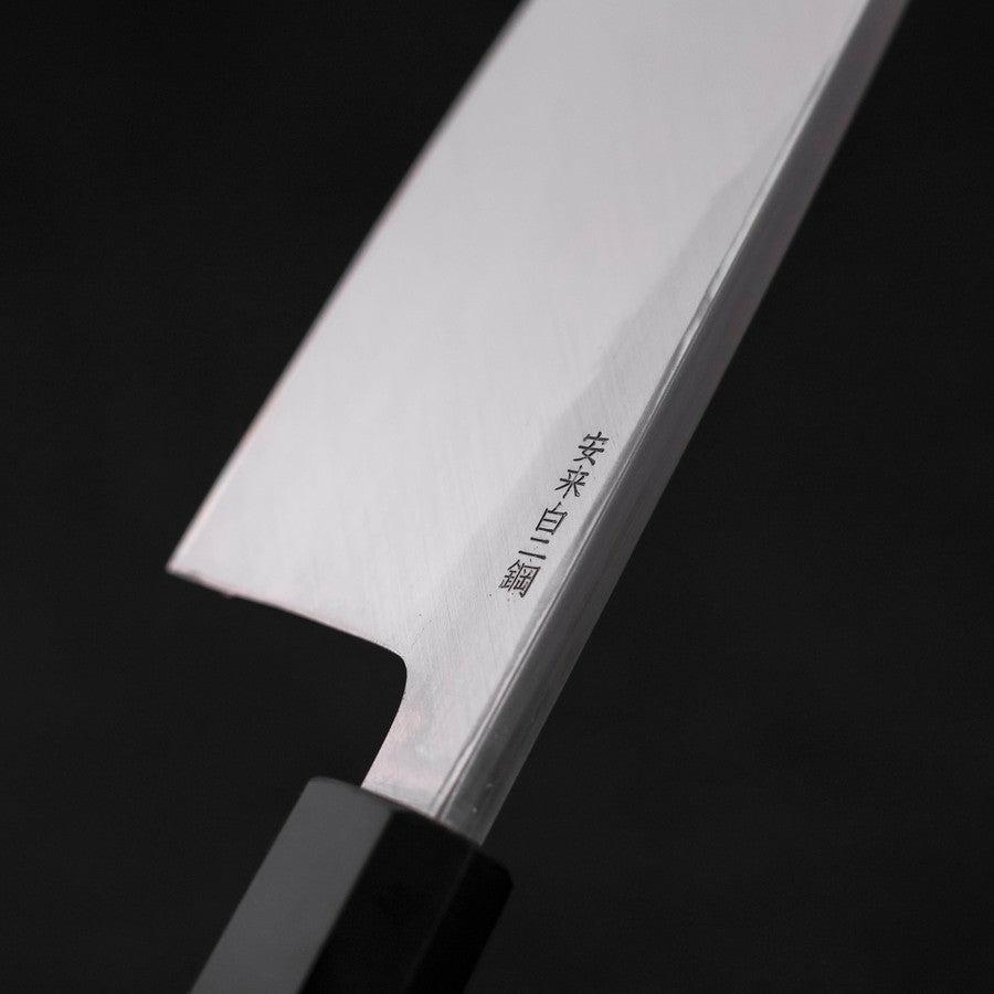 Deba White Steel #2 Kasumi Buffalo Teak Handle 180mm