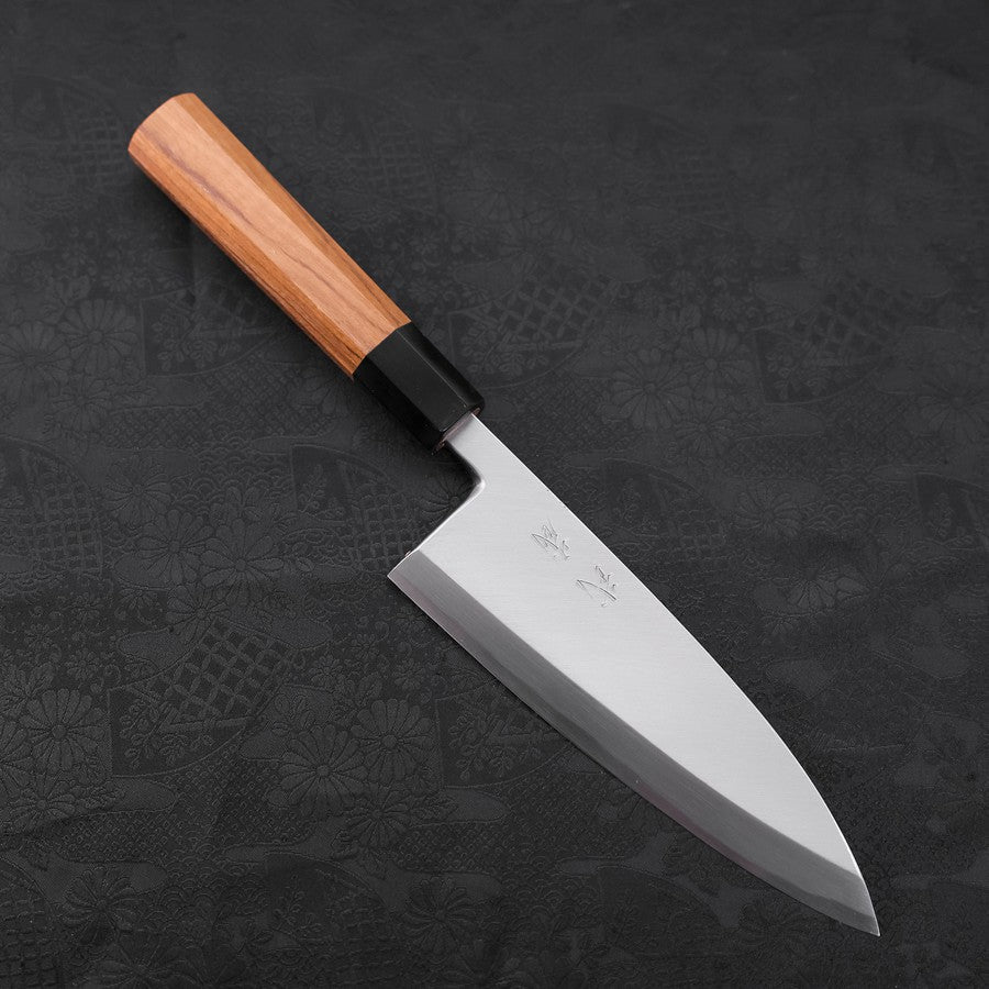 Deba White Steel #2 Kasumi Buffalo Teak Handle 180mm