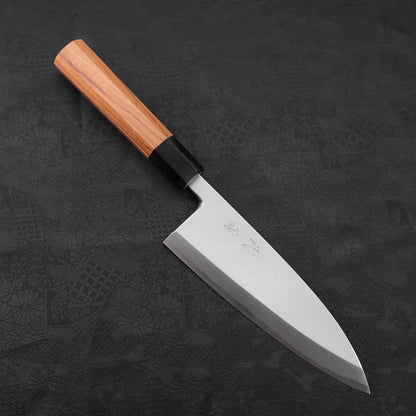 Deba White Steel #2 Kasumi Buffalo Teak Handle 180mm