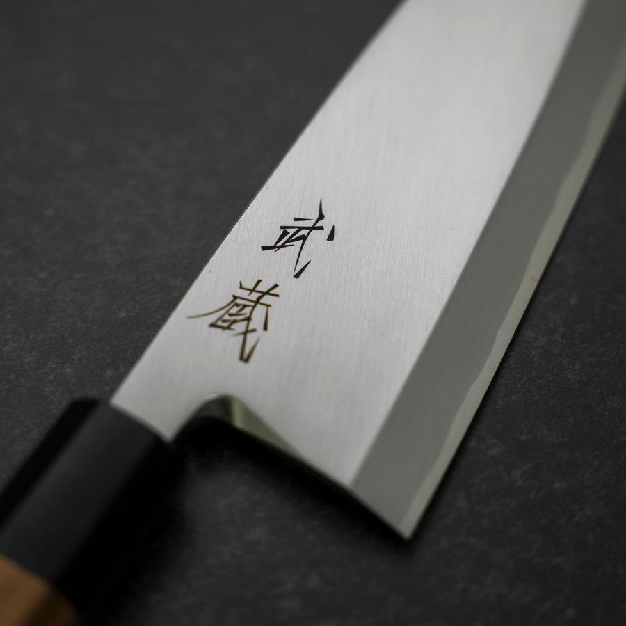 Deba White Steel #2 Kasumi Buffalo Teak Handle 195mm