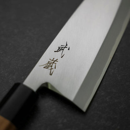 Deba White Steel #2 Kasumi Buffalo Teak Handle 195mm