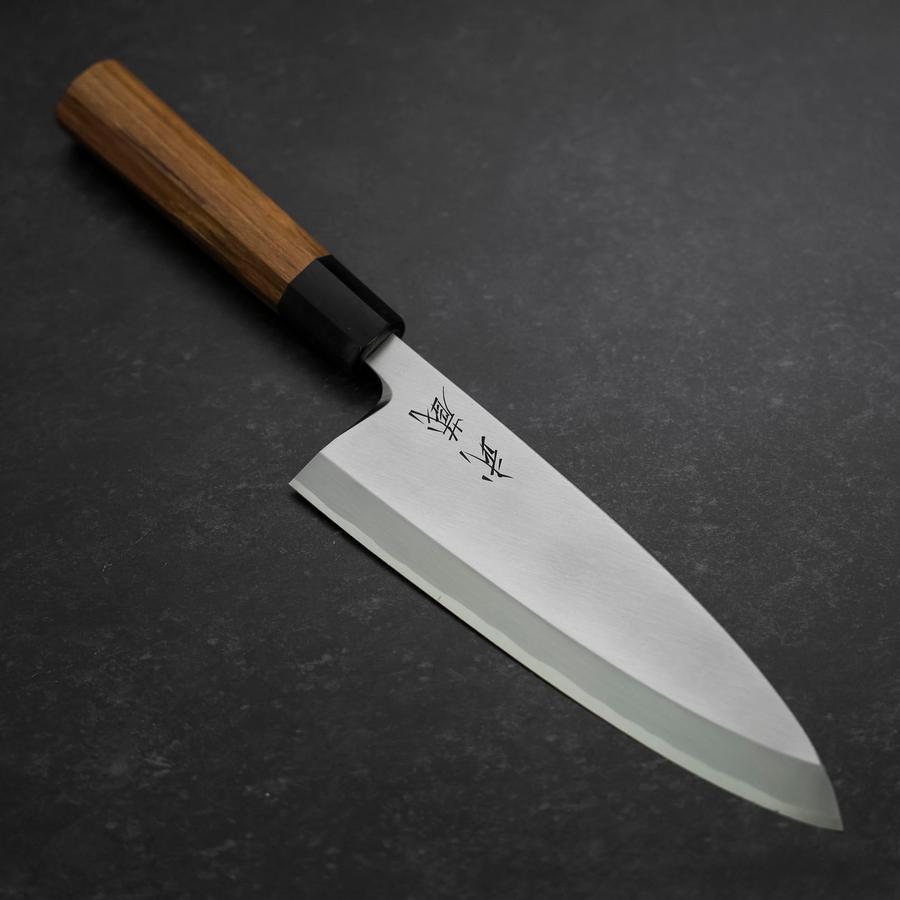 Deba White Steel #2 Kasumi Buffalo Teak Handle 195mm