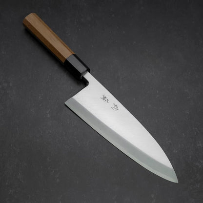 Deba White Steel #2 Kasumi Buffalo Teak Handle 210mm