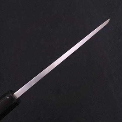 Deba White Steel #2 Kasumi Chokin Silver Dragon Buffalo Ebony Handle 170mm