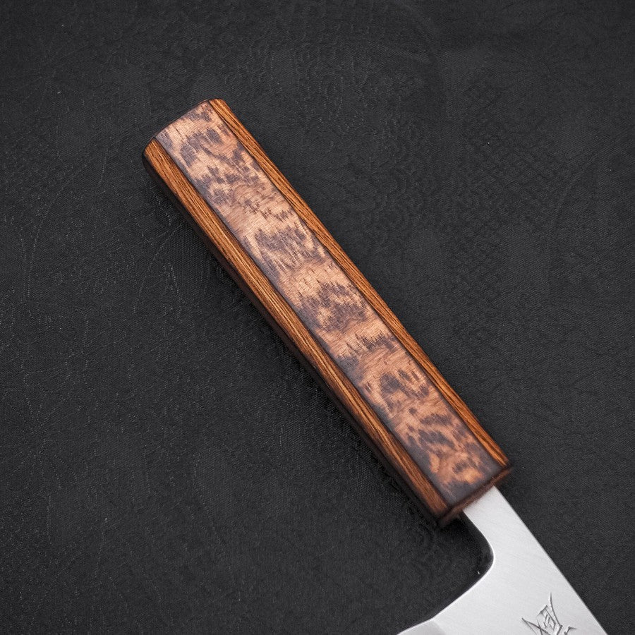 Deba White Steel #2 Kasumi Sumi Urushi Handle 120mm