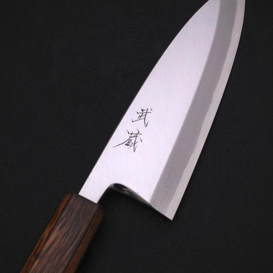 Deba White Steel #2 Kasumi Sumi Urushi Handle 165mm