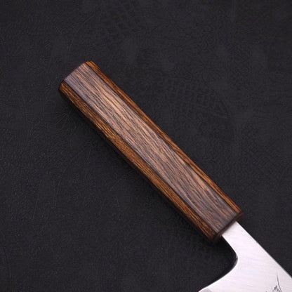 Deba White Steel #2 Kasumi Sumi Urushi Handle 165mm