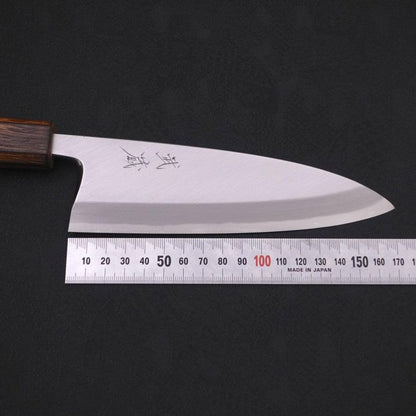 Deba White Steel #2 Kasumi Sumi Urushi Handle 165mm