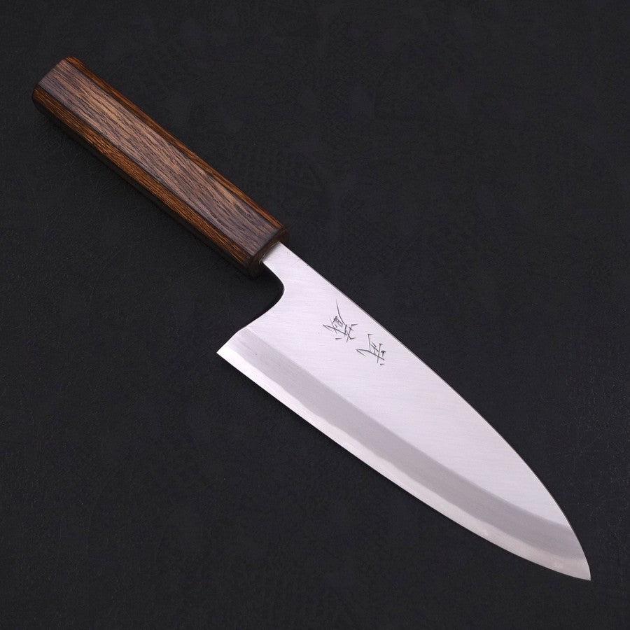 Deba White Steel #2 Kasumi Sumi Urushi Handle 165mm