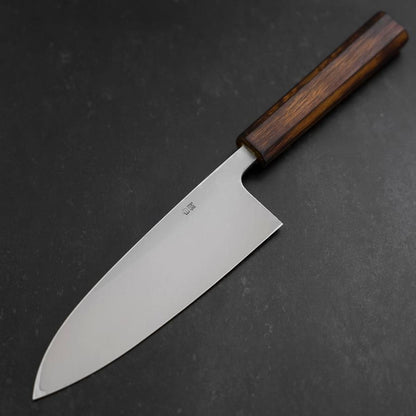 Deba White Steel #2 Kasumi Sumi Urushi Handle 180mm