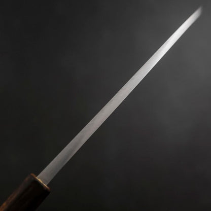 Deba White Steel #2 Kasumi Sumi Urushi Handle 180mm