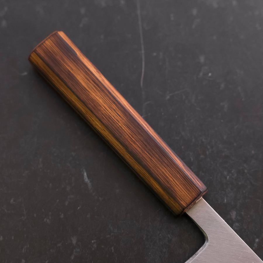 Deba White Steel #2 Kasumi Sumi Urushi Handle 180mm