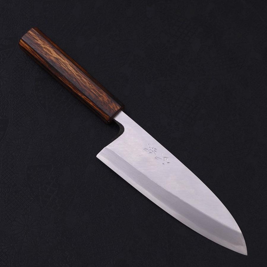 Deba White Steel #2 Kasumi Sumi Urushi Handle 180mm