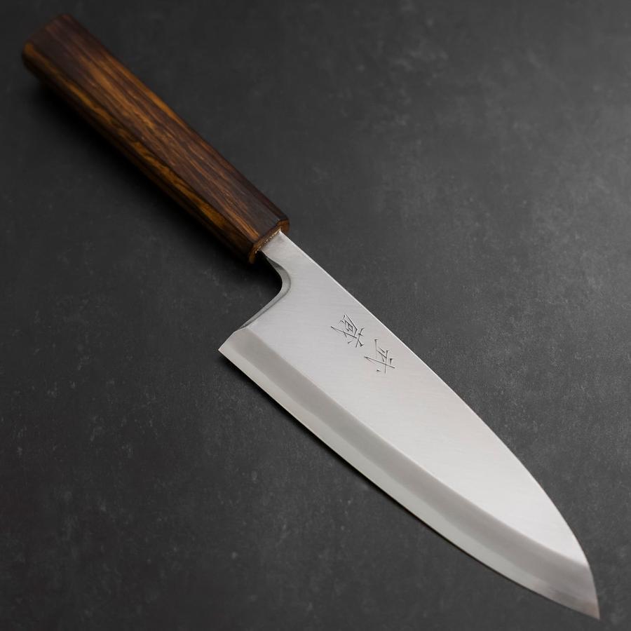 Deba White Steel #2 Kasumi Sumi Urushi Handle 180mm