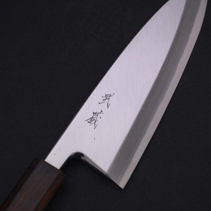 Deba White Steel #2 Kasumi Sumi Urushi Handle 195mm